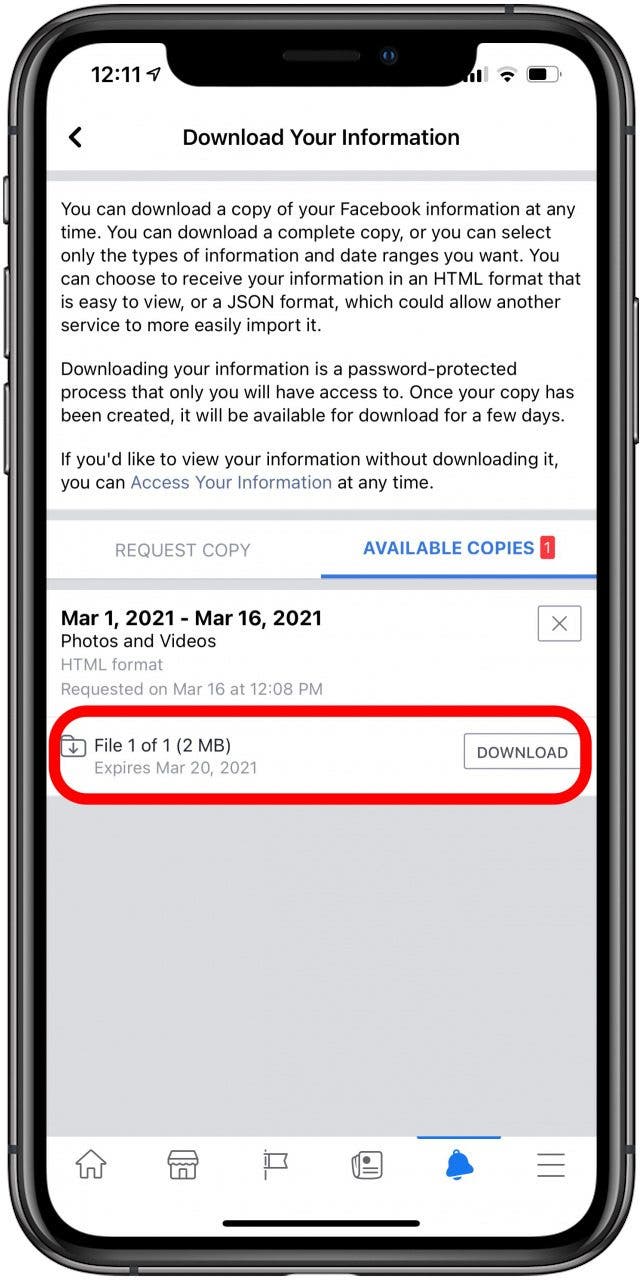 You'll be transferred into your default web browser to complete the download