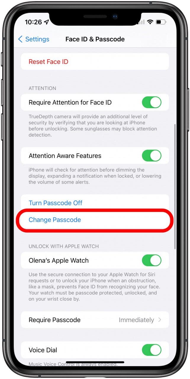 How to Change Password on iPhone