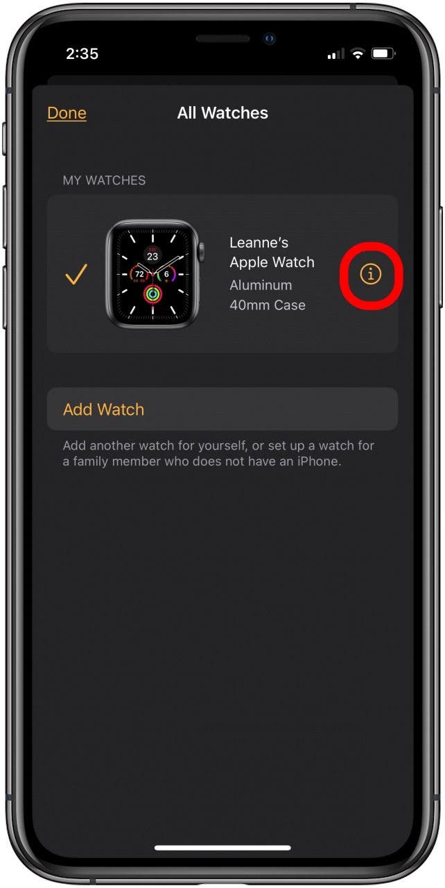 How to Unpair Apple Watch from iPhone