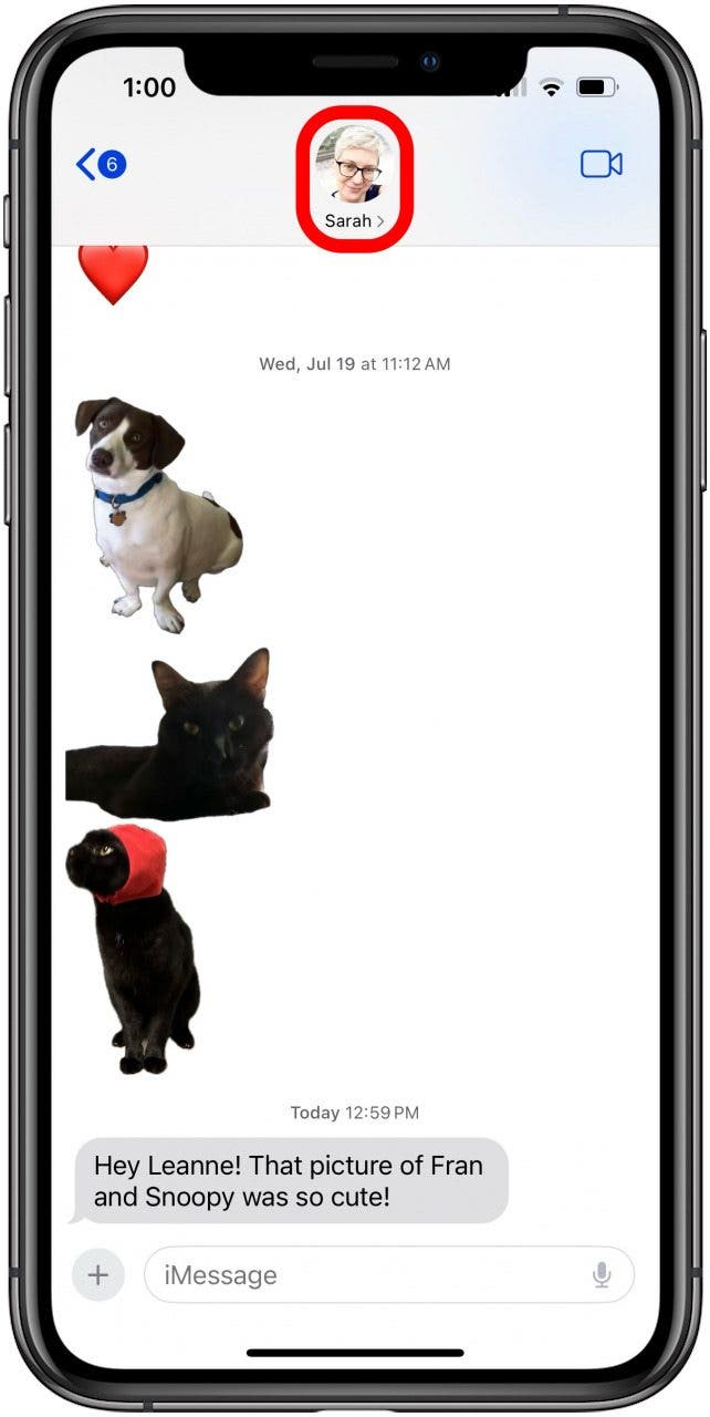 ios 17 contact card won't update