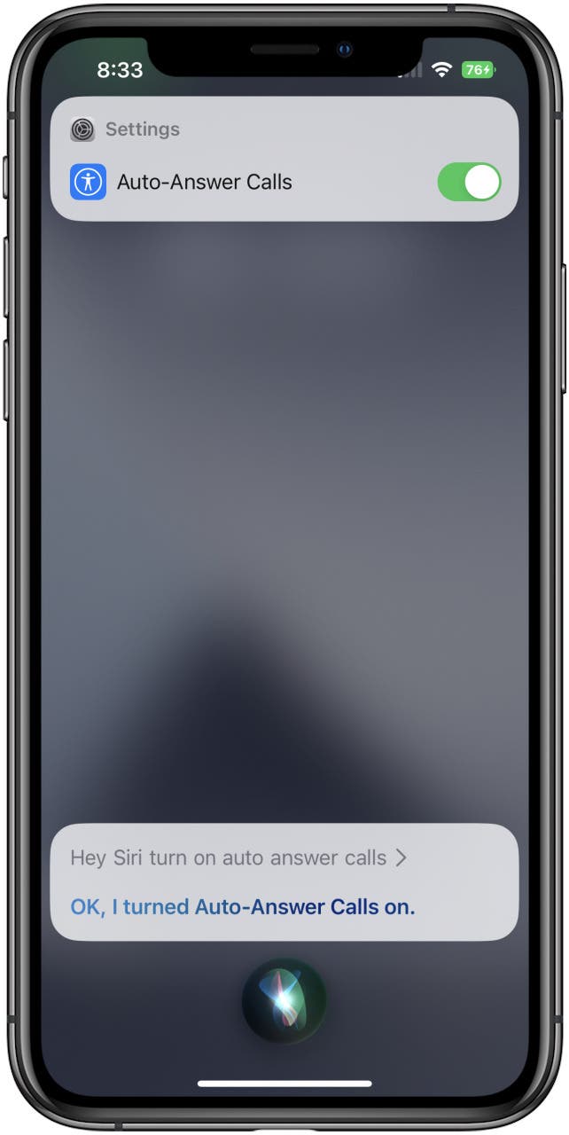Siri Can Enable Auto Answer iPhone