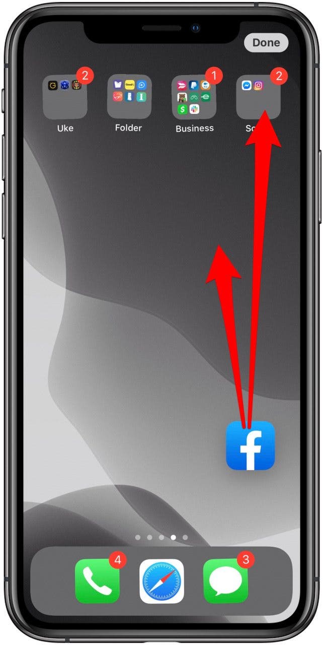 How To Add More Than 4 Apps To The Iphone Dock By Using Folders