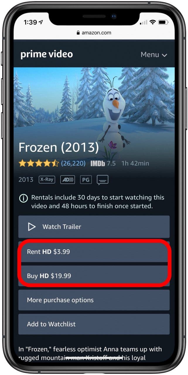 How to Rent Movies and Shows from Amazon Prime