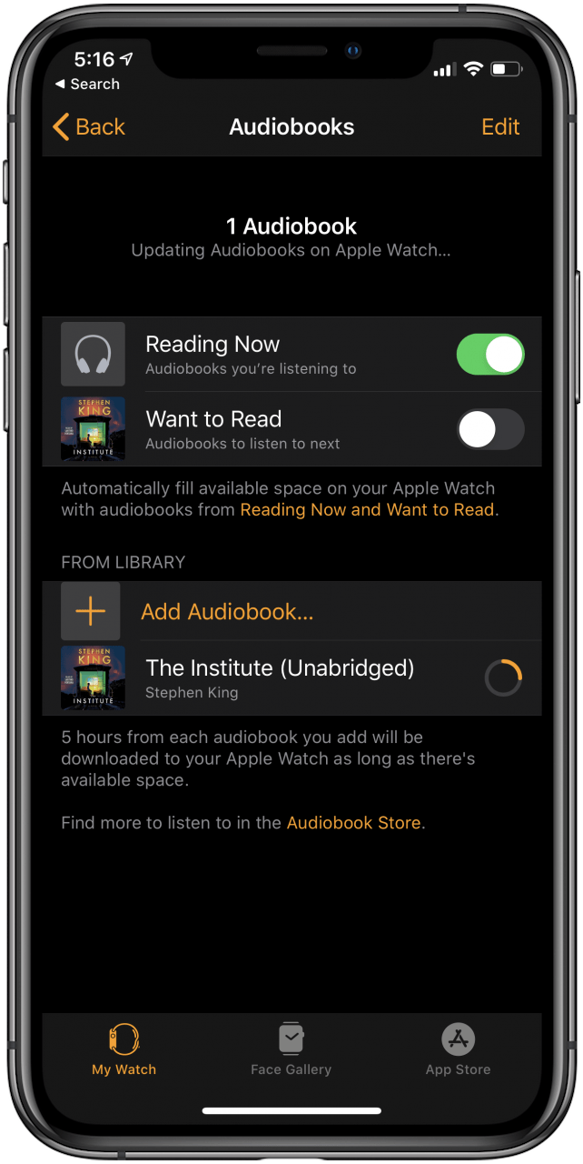 How to Listen to Audiobooks on an Apple Watch