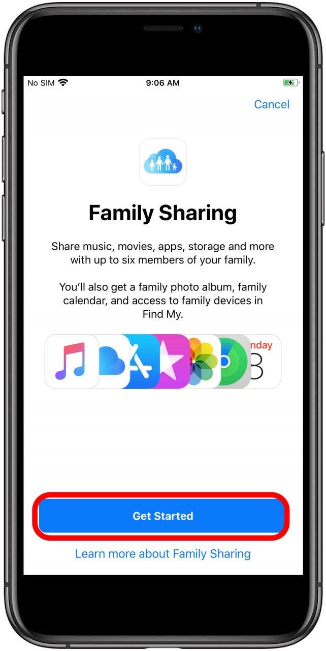 How to Set Up Family Sharing