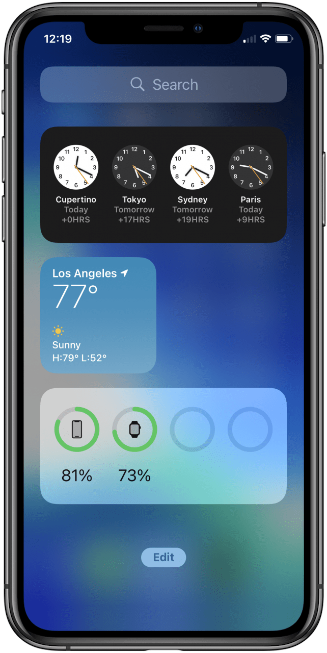 How to Show Battery Percentage in the iPhone Battery Widget