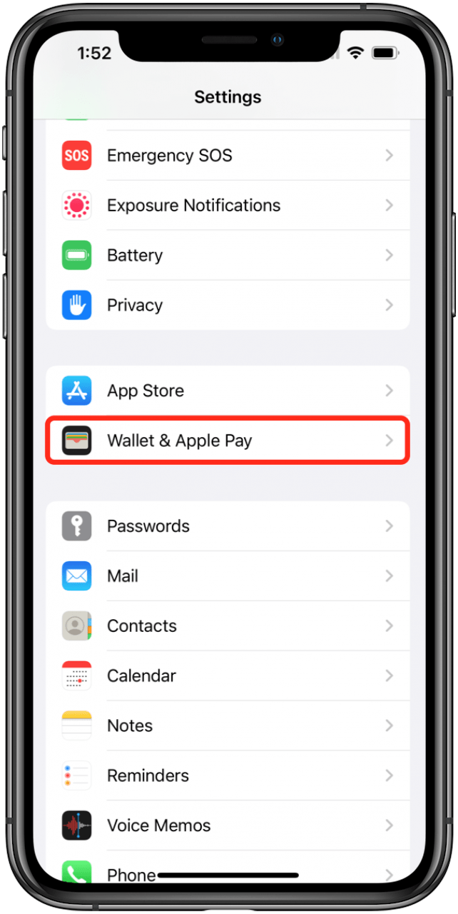 tap wallet and apple pay
