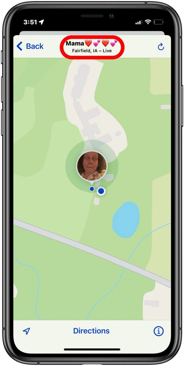 sharing location with find my iphone