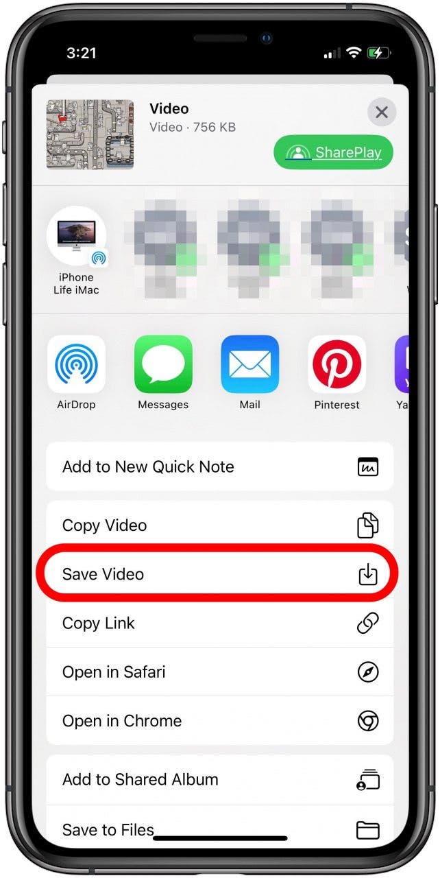 tap save video tap save video