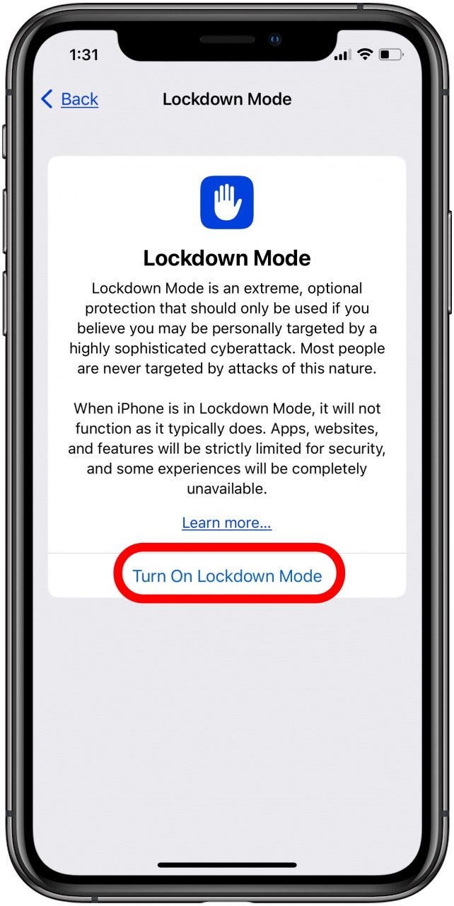 How to Protect an iPhone from Cyberattack with Lockdown Mode