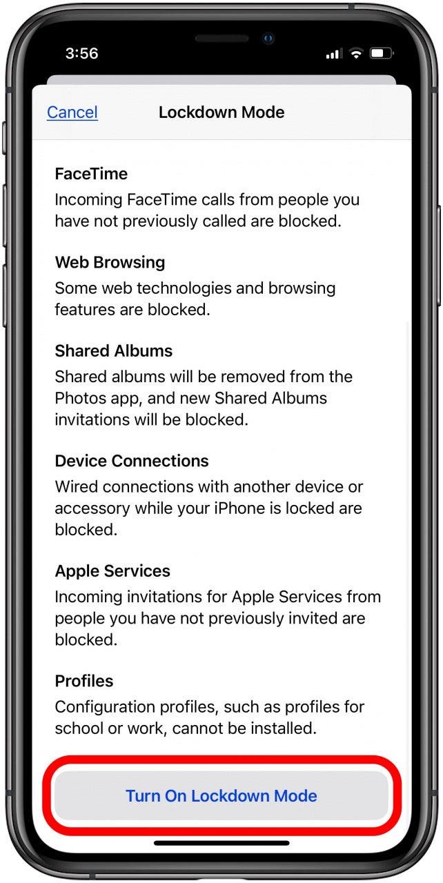 How to Protect an iPhone from Cyberattack with Lockdown Mode
