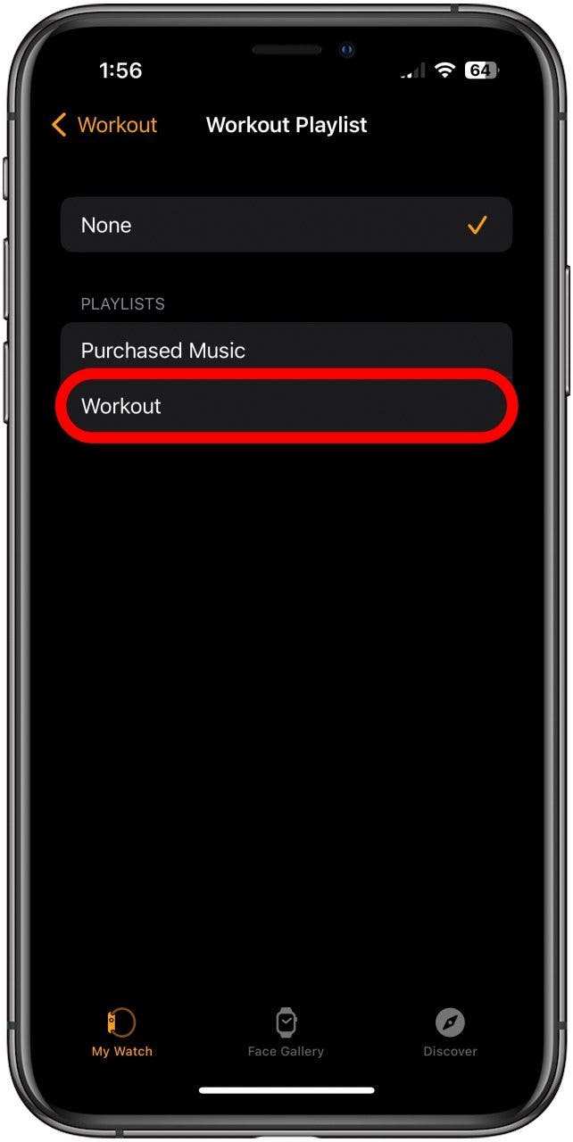 choose playlist Workout playlist apple workout tips
