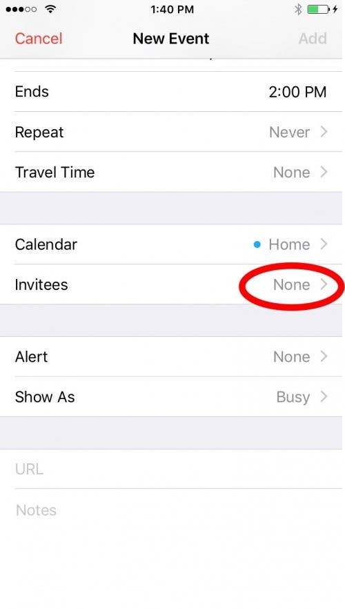 How to Create Events and Send Invites with the Calendar App on iPhone