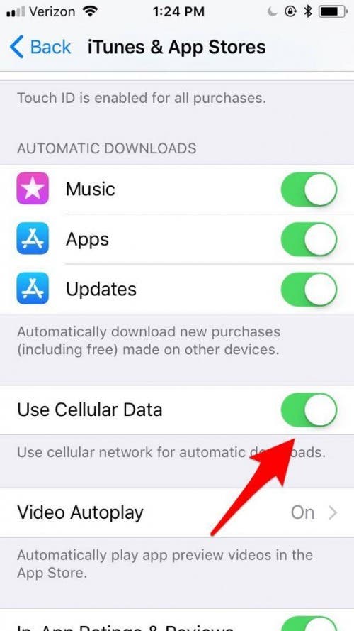 How to Use Cellular Data for Automatic App Downloads on Your iPhone