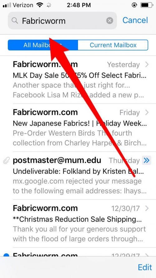 How To Quickly Find Mark Delete All Emails From One Sender On Iphone Follow our guide on how to delete all emails at once on android. delete all emails from one sender on iphone