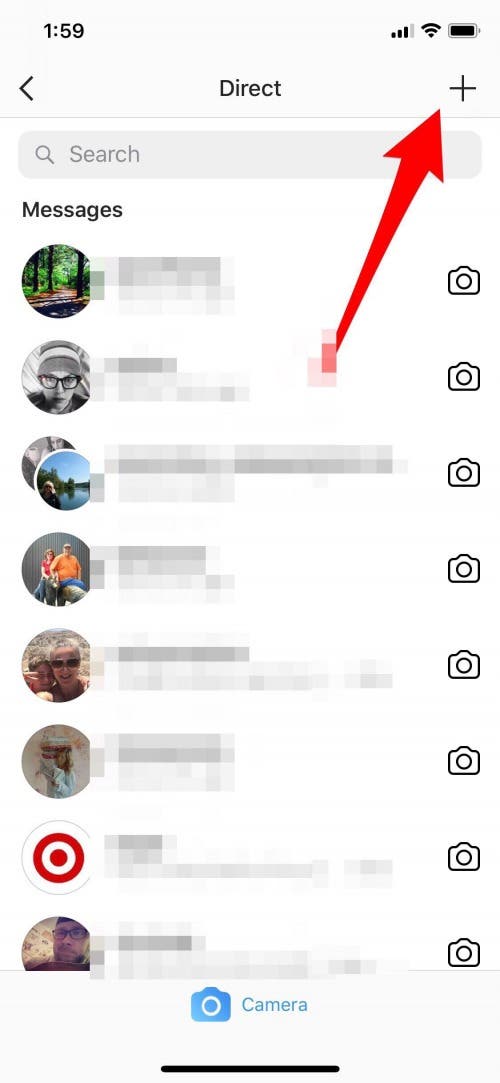 how to dm on instagram