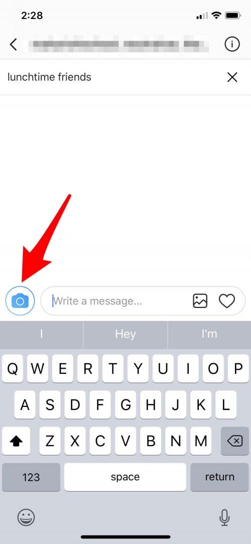 instagram group dm on iphone
