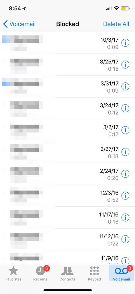 what happens when you block someone on iphone