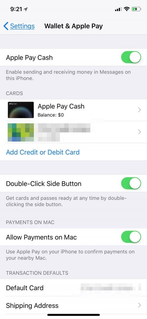 delete stolen card apple pay