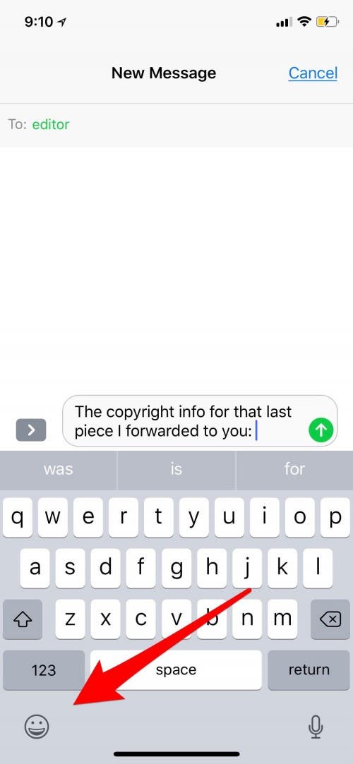Keyboard Symbols How To Type The Copyright Symbol On Your Iphone