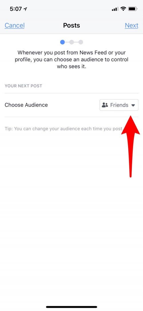 how to make facebook private