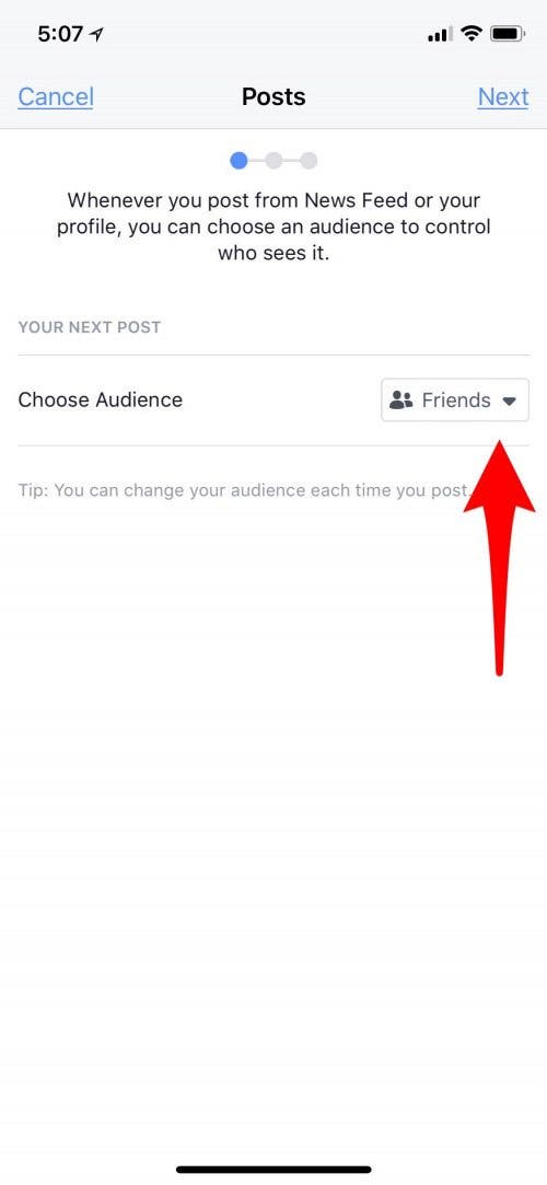how to make facebook private