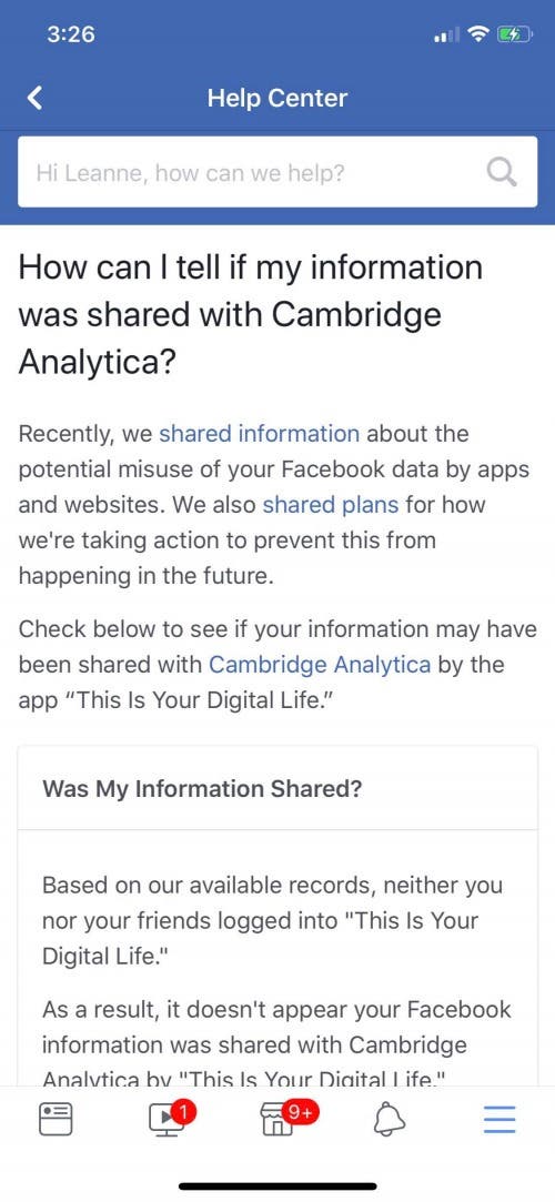 how to tell if my facebook account was breached