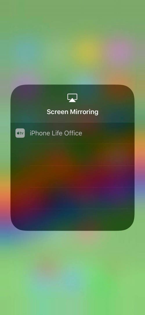 how to mirror iphone to tv