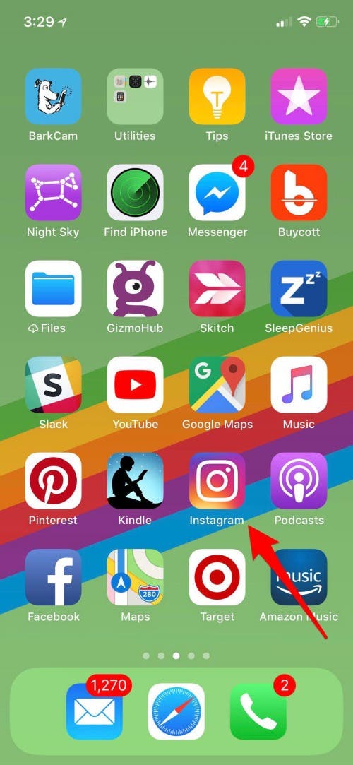 how to clear instagram search