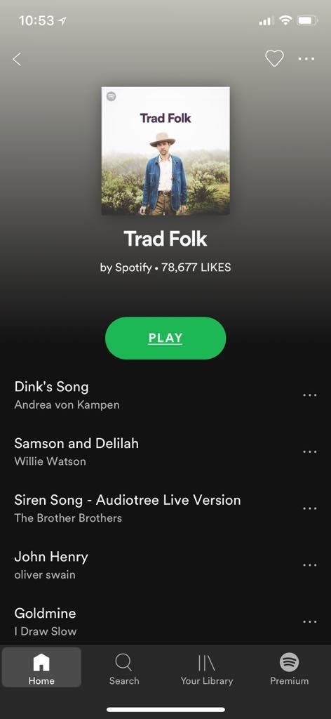 spotify free account