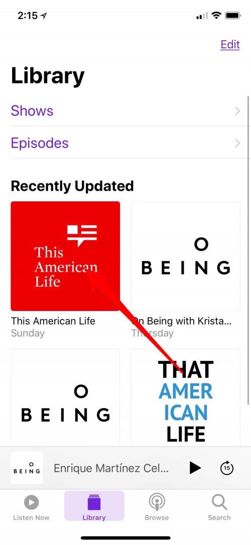 podcast iphone