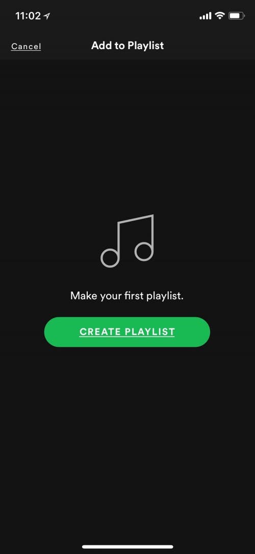 make a spotify playlist
