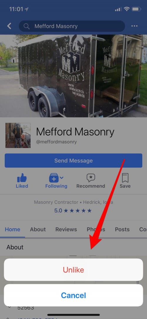 how to unlike a page on facebook