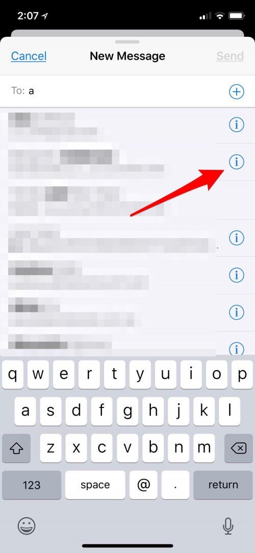 iphone contacts