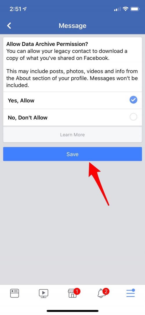 facebook legacy archive