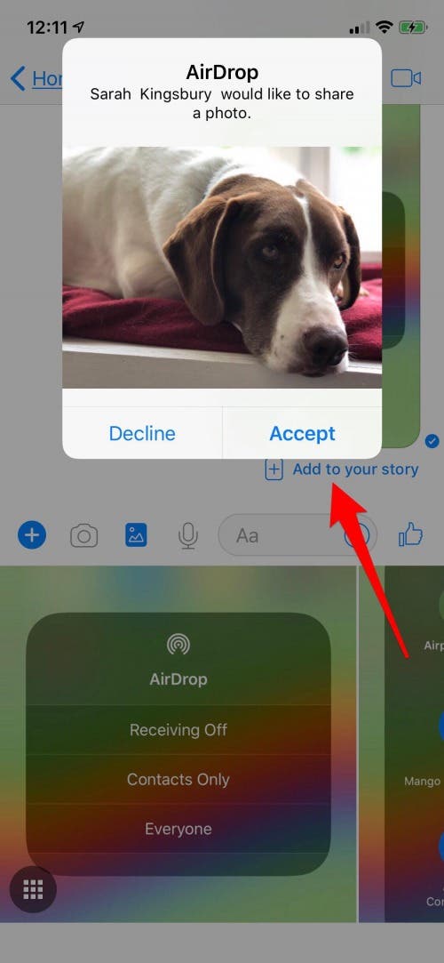 how to turn on airdrop