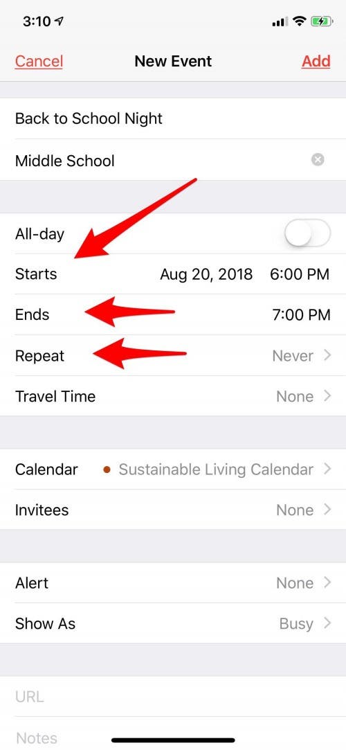 How to Create & Add Events to Calendar on iPhone & iPad