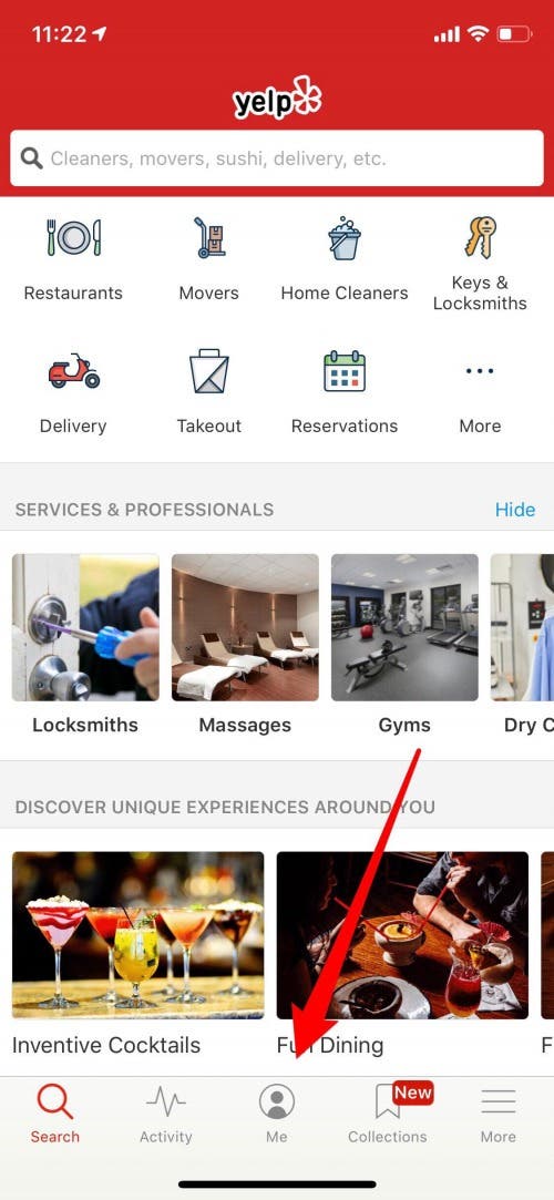 yelp free app