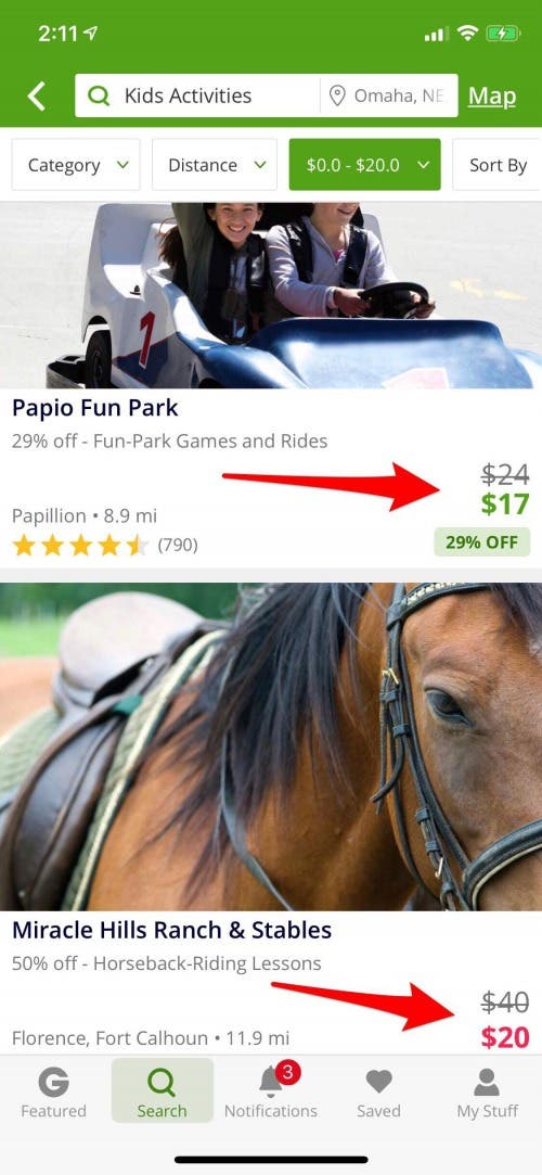 coupons app