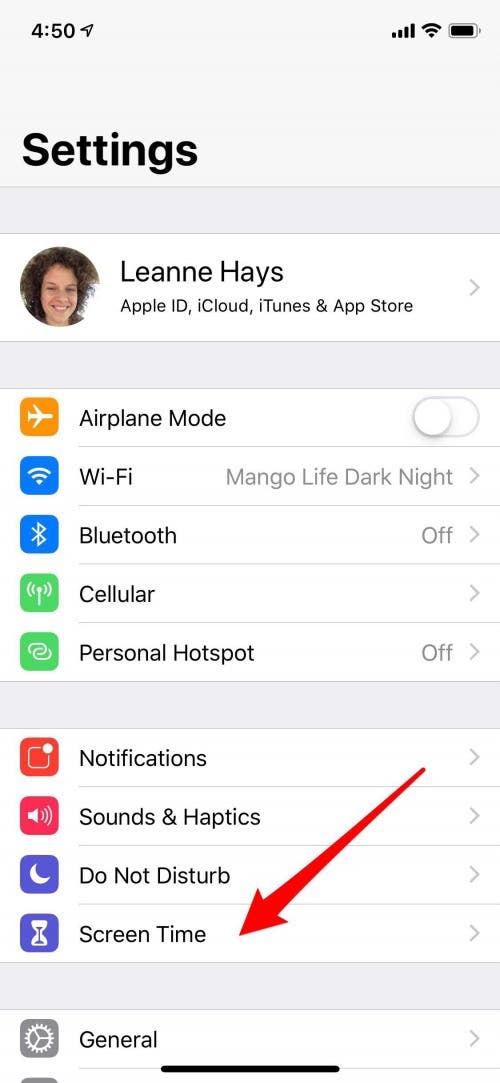 iphone parental controls