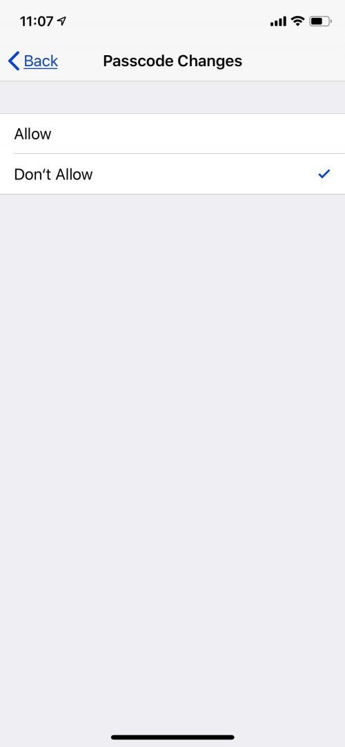 parental controls lock