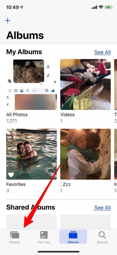 add photo to shared album