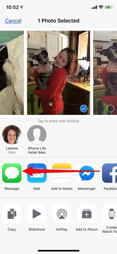 how to add a photo to a shared album on iphone