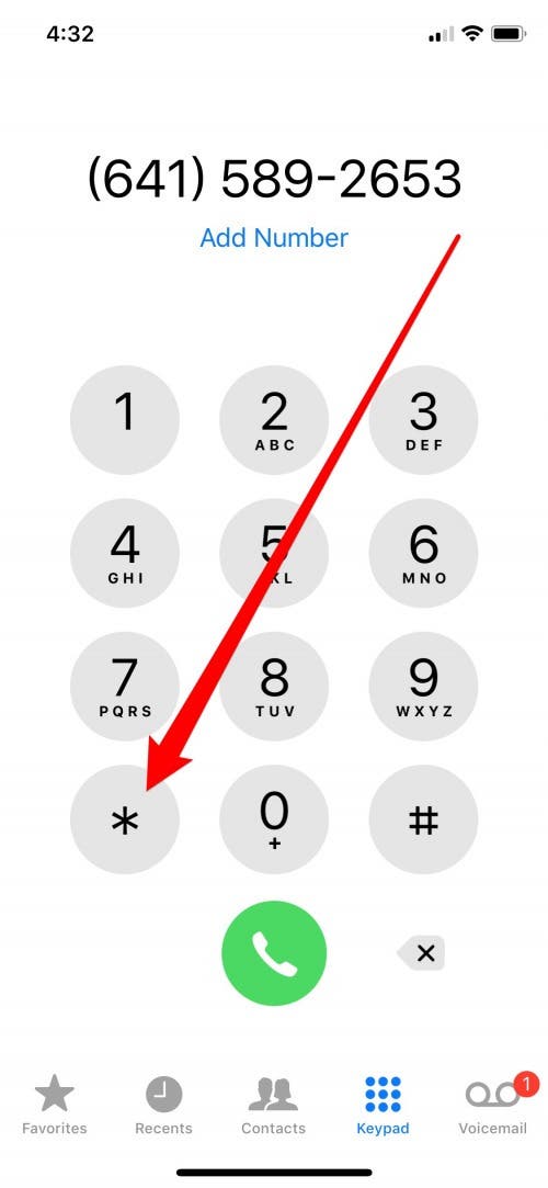 how to put extension on phone call