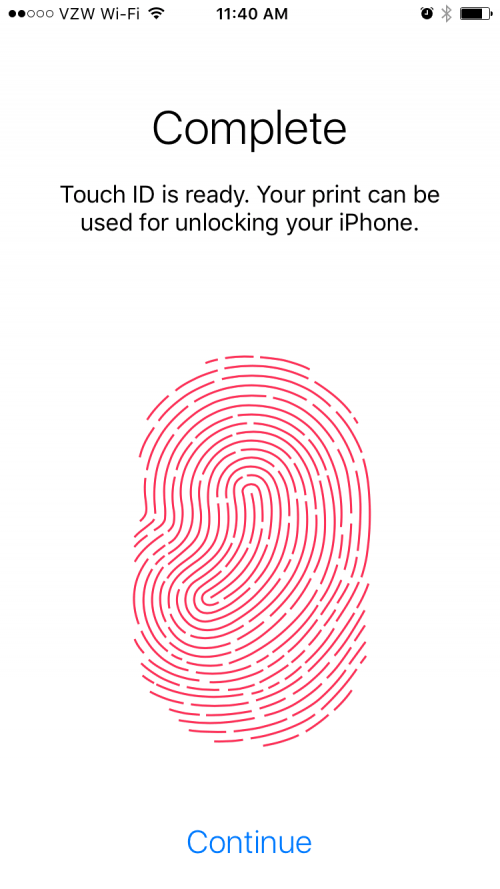 iPhone security settings
