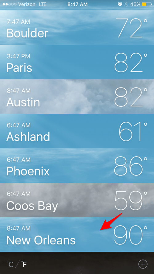 How to Add and Delete Locations in the Weather app on iPhone