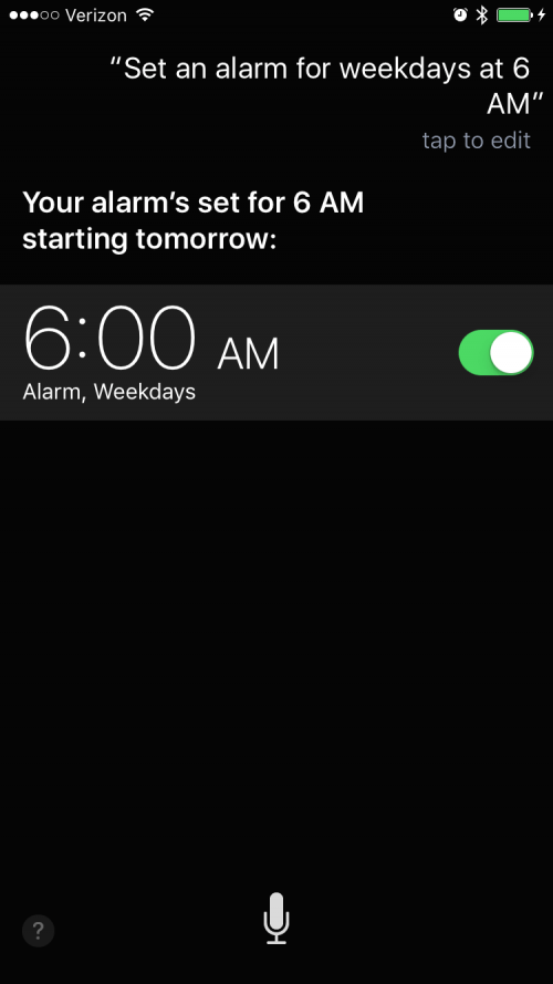 How To Tell Siri to Set an Alarm on Weekdays Only
