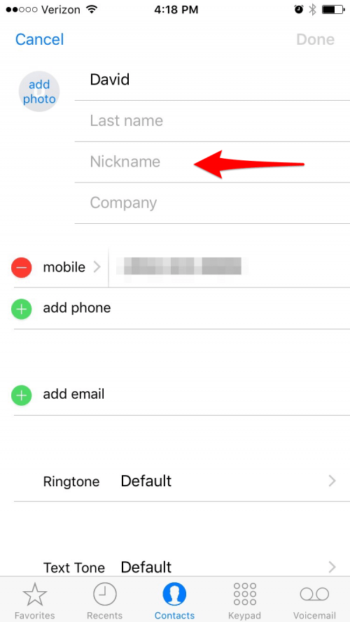 How to Organize Contacts with the Same Name