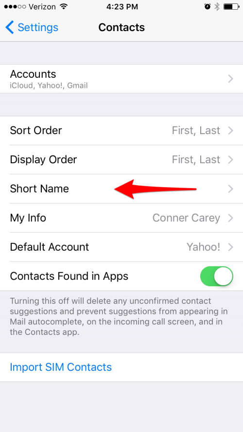 How to Organize Contacts with the Same Name