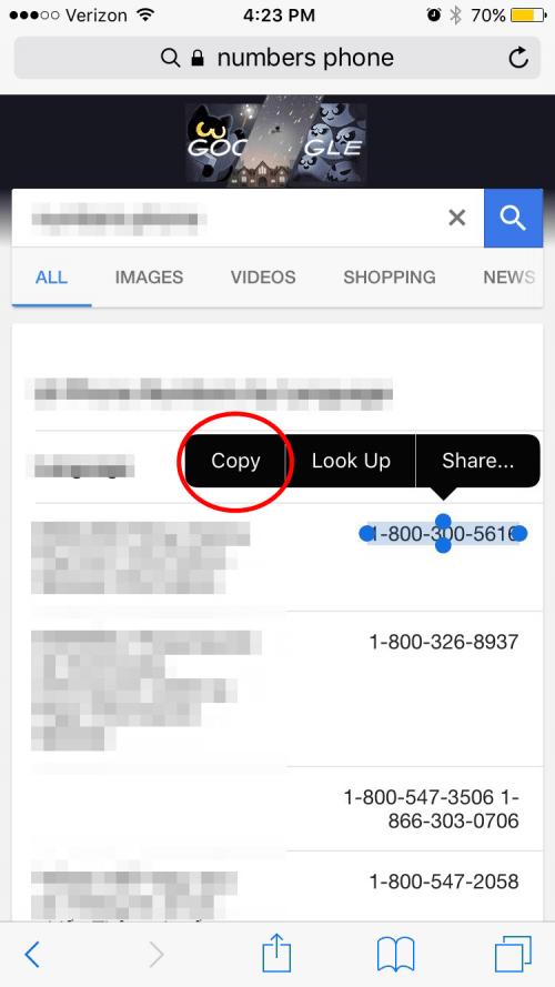 How to Copy and Paste a Number into iPhone Keypad